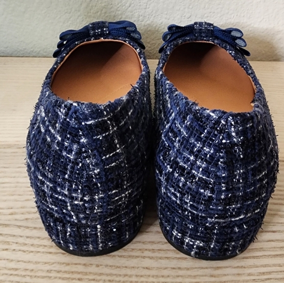 Gentle Souls by Kenneth Cole Blue Tweed Atlas Shoes 7.5 - Picture 4 of 10